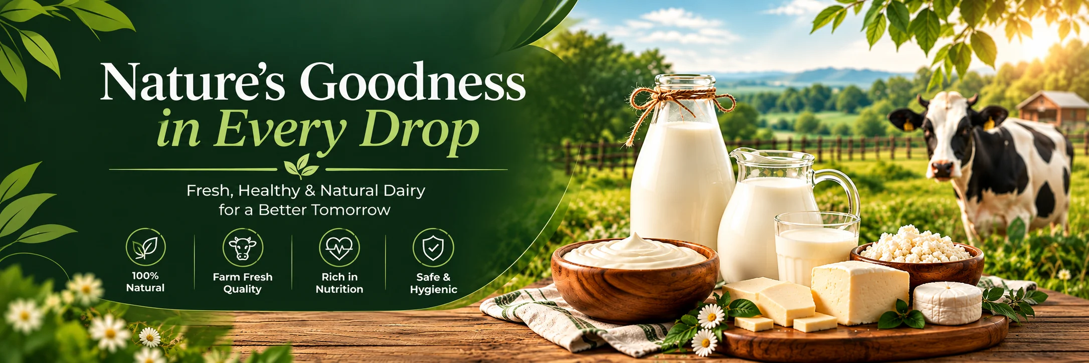 Abbal Dairy Farm Desktop Banner