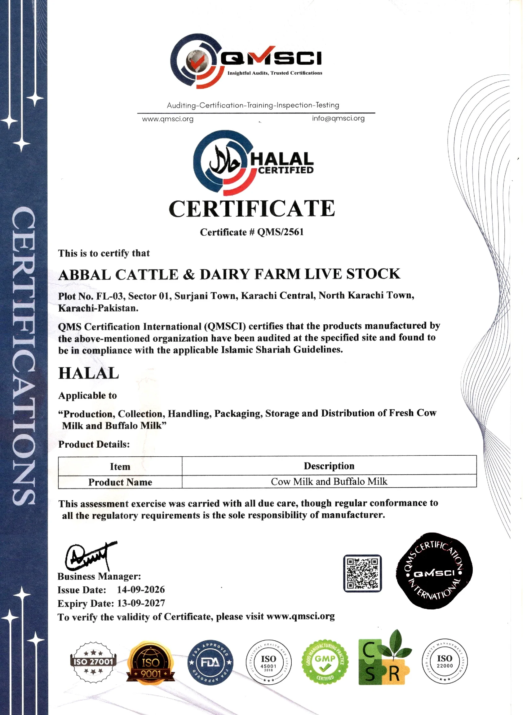 Halal Certificate